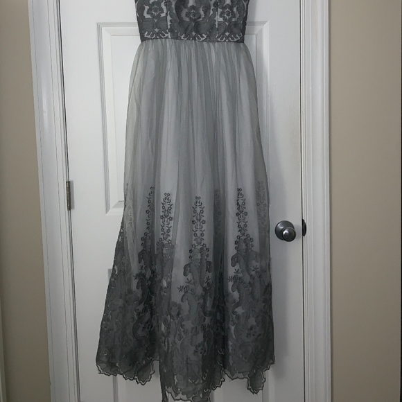 ASOS Formal Grey Dress - Picture 3 of 5